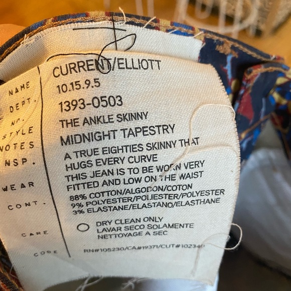 Current Elliot Midnight Tapestry Pant - Picture 5 of 5